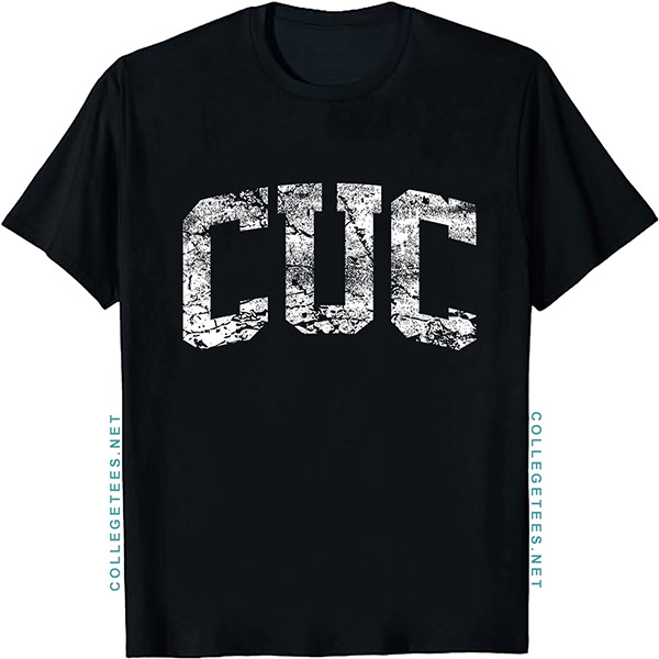 CUC Arch Vintage Retro College Athletic Sports T-Shirt