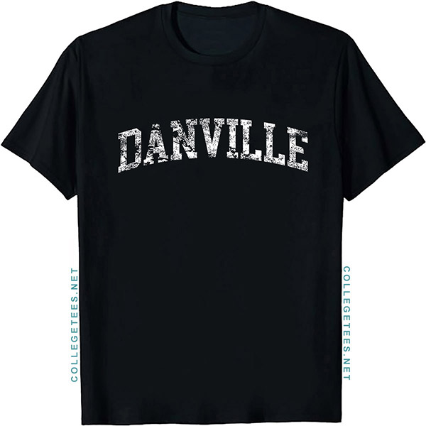 Danville Arch Vintage Retro College Athletic Sports T-Shirt