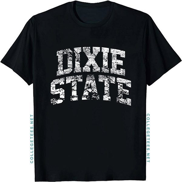 Dixie State Arch Vintage Retro College Athletic Sports T-Shirt