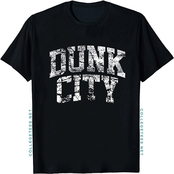 Dunk City Arch Vintage Retro College Athletic Sports T-Shirt