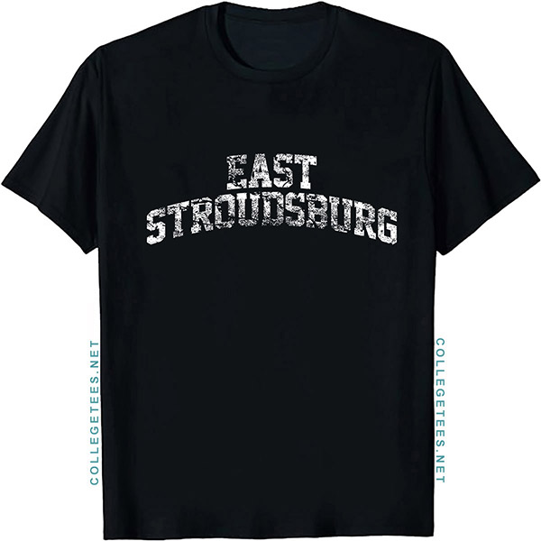 East Stroudsburg Arch Vintage Retro College Athletic Sports T-Shirt