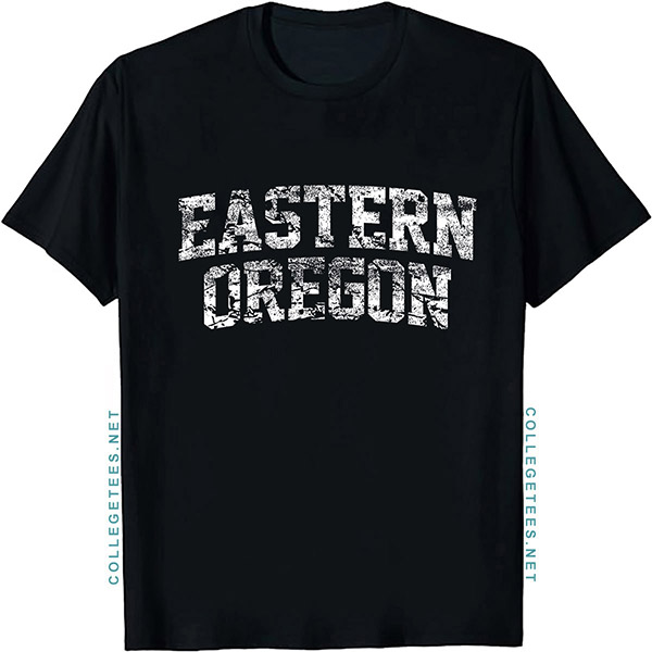 Eastern Oregon Arch Vintage Retro College Athletic Sports T-Shirt