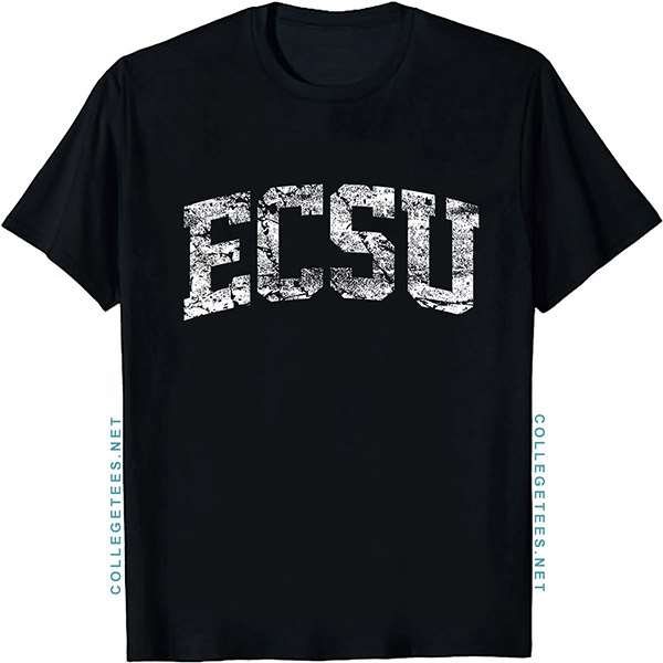 ECSU Arch Vintage Retro College Athletic Sports T-Shirt