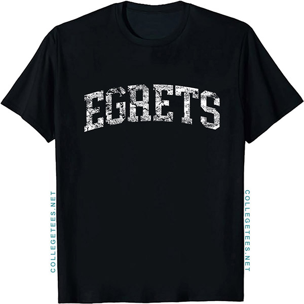Egrets Arch Vintage Retro College Athletic Sports T-Shirt
