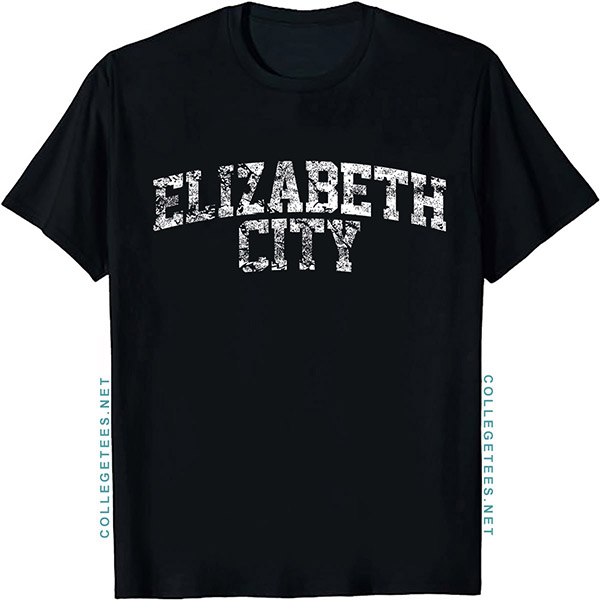 Elizabeth City Arch Vintage Retro College Athletic Sports T-Shirt