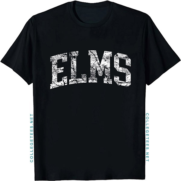 Elms Arch Vintage Retro College Athletic Sports T-Shirt