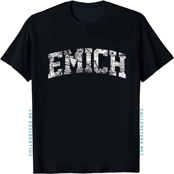 EMich Arch Vintage Retro College Athletic Sports T-Shirt