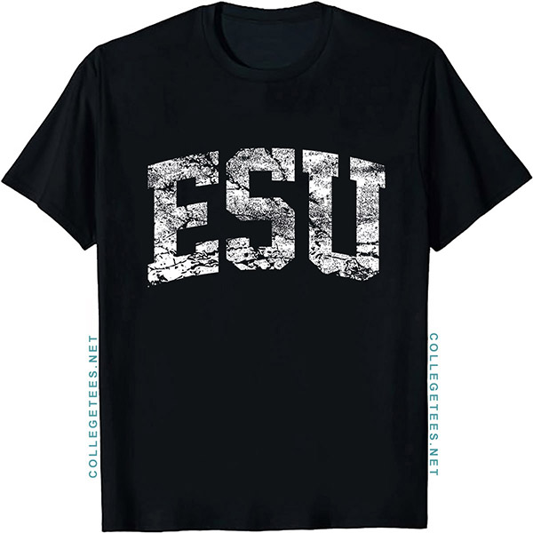ESU Arch Vintage Retro College Athletic Sports T-Shirt