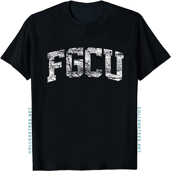 FGCU Arch Vintage Retro College Athletic Sports T-Shirt