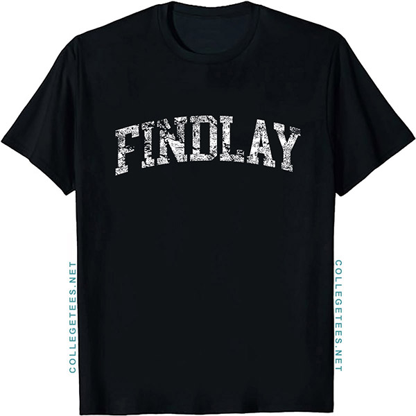 Findlay Arch Vintage Retro College Athletic Sports T-Shirt