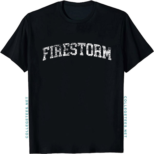 Firestorm Arch Vintage Retro College Athletic Sports T-Shirt