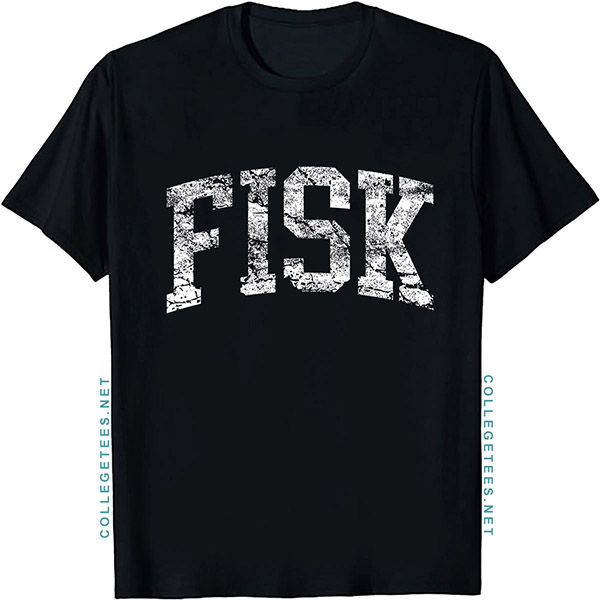 Fisk Arch Vintage Retro College Athletic Sports T-Shirt