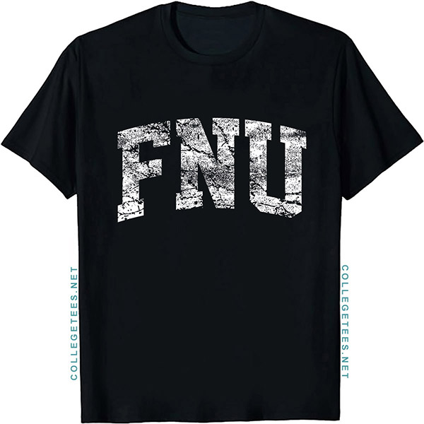 FNU Arch Vintage Retro College Athletic Sports T-Shirt