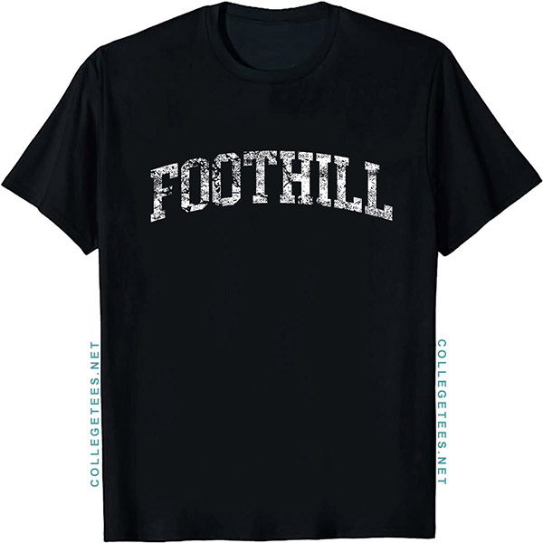 Foothill Arch Vintage Retro College Athletic Sports T-Shirt