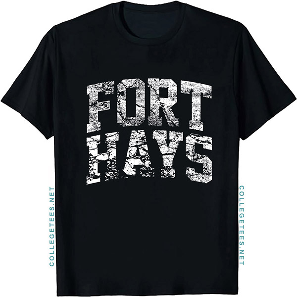 Fort Hays Arch Vintage Retro College Athletic Sports T-Shirt