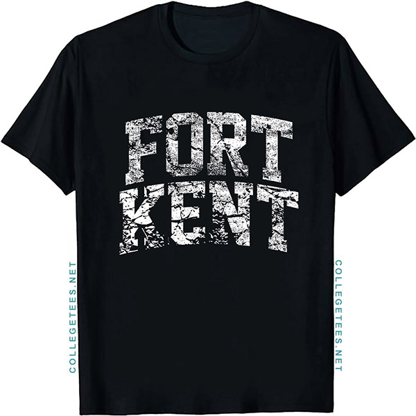 Fort Kent Arch Vintage Retro College Athletic Sports T-Shirt