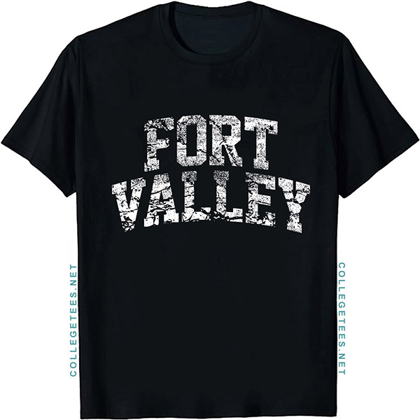 Fort Valley Arch Vintage Retro College Athletic Sports T-Shirt
