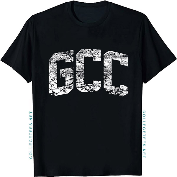 GCC Arch Vintage Retro College Athletic Sports T-Shirt