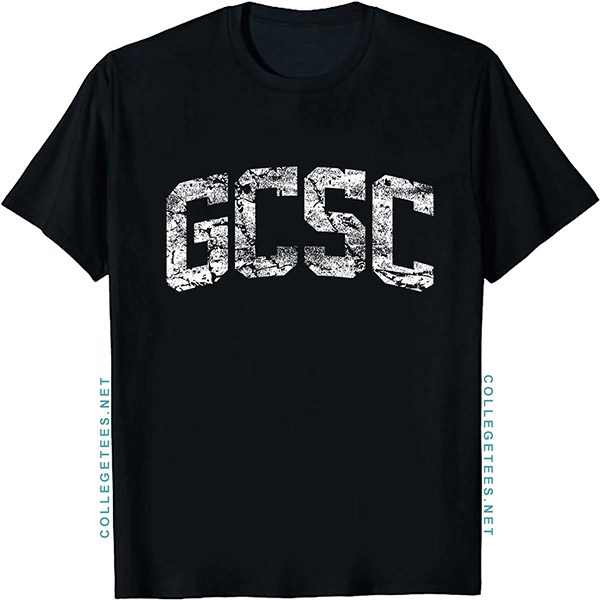 GCSC Arch Vintage Retro College Athletic Sports T-Shirt