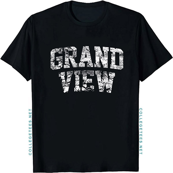 Grand View Arch Vintage Retro College Athletic Sports T-Shirt