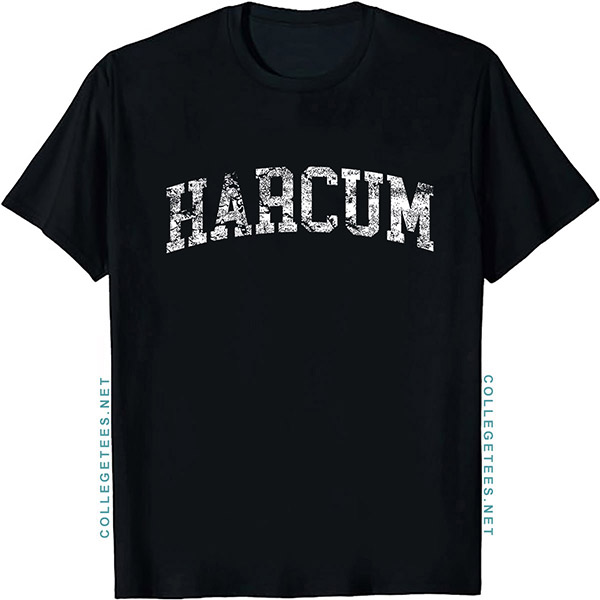 Harcum Arch Vintage Retro College Athletic Sports T-Shirt