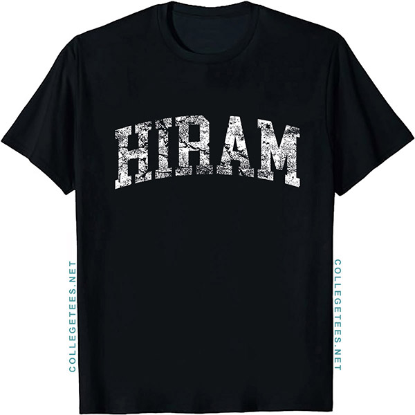 Hiram Arch Vintage Retro College Athletic Sports T-Shirt