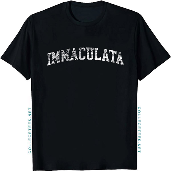 Immaculata Arch Vintage Retro College Athletic Sports T-Shirt