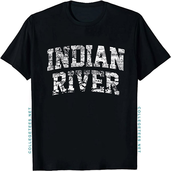 Indian River Arch Vintage Retro College Athletic Sports T-Shirt