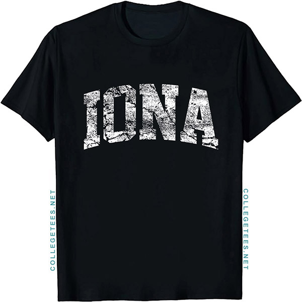 Iona Arch Vintage Retro College Athletic Sports T-Shirt
