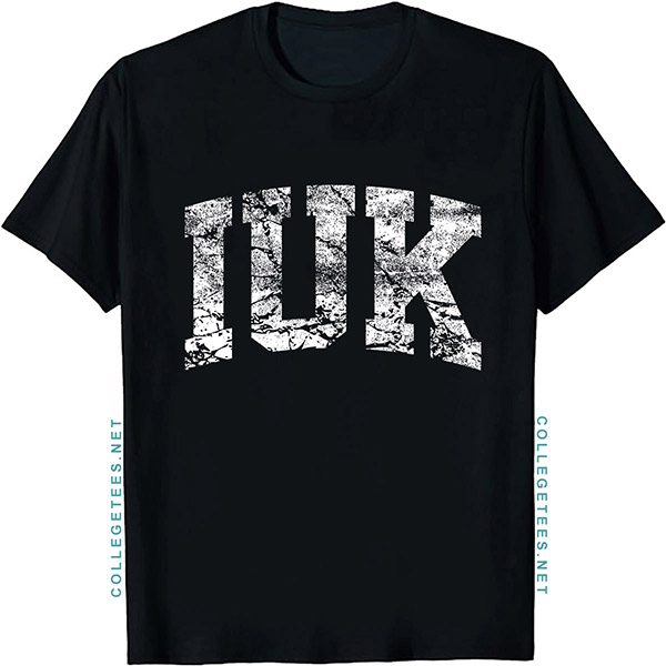 IUK Arch Vintage Retro College Athletic Sports T-Shirt