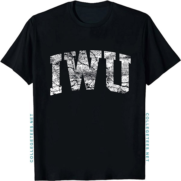 IWU Arch Vintage Retro College Athletic Sports T-Shirt