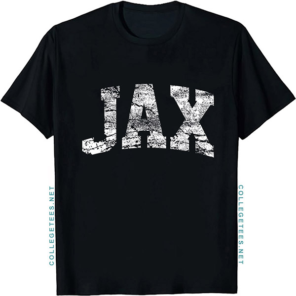 Jax Arch Vintage Retro College Athletic Sports T-Shirt