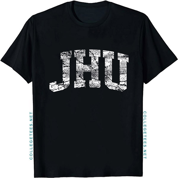 JHU Arch Vintage Retro College Athletic Sports T-Shirt