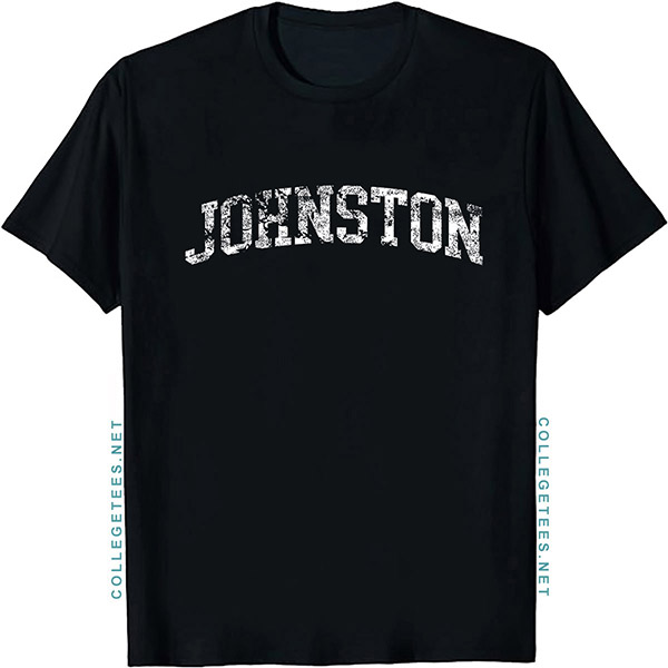 Johnston Arch Vintage Retro College Athletic Sports T-Shirt