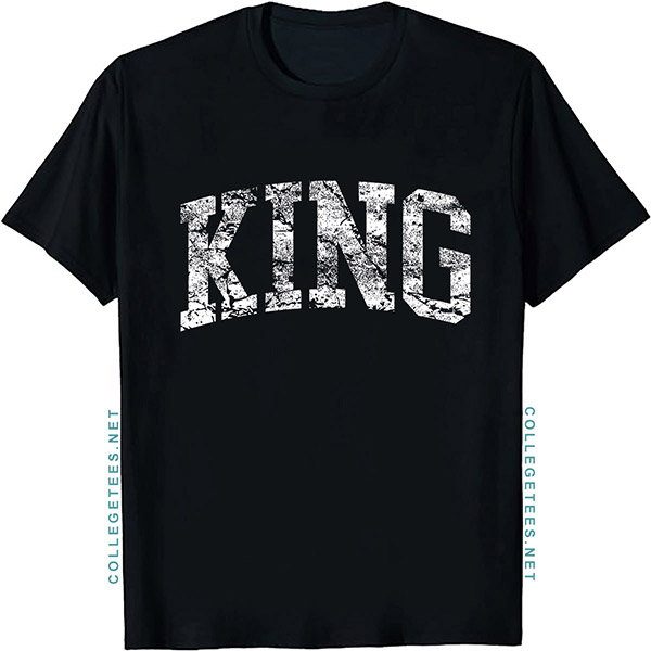 King Arch Vintage Retro College Athletic Sports T-Shirt