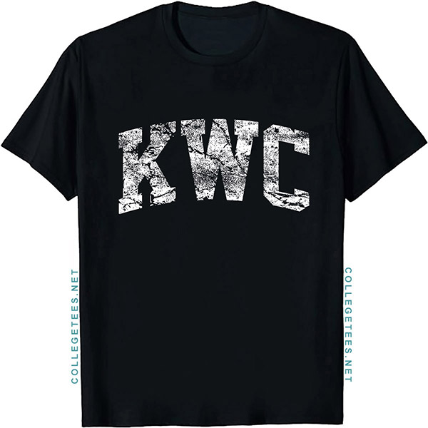 KWC Arch Vintage Retro College Athletic Sports T-Shirt