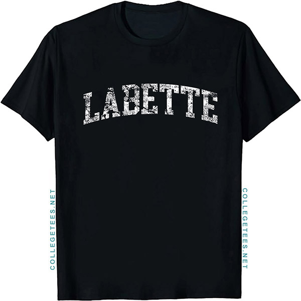 Labette Arch Vintage Retro College Athletic Sports T-Shirt