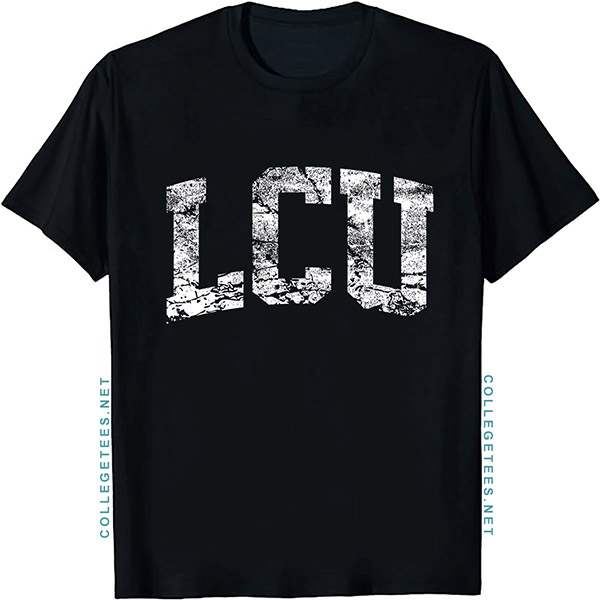 LCU Arch Vintage Retro College Athletic Sports T-Shirt