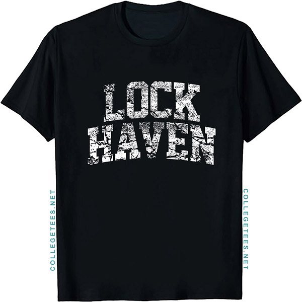 Lock Haven Arch Vintage Retro College Athletic Sports T-Shirt