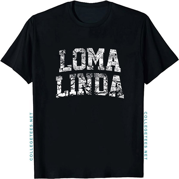 Loma Linda Arch Vintage Retro College Athletic Sports T-Shirt