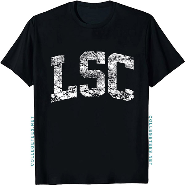 LSC Arch Vintage Retro College Athletic Sports T-Shirt