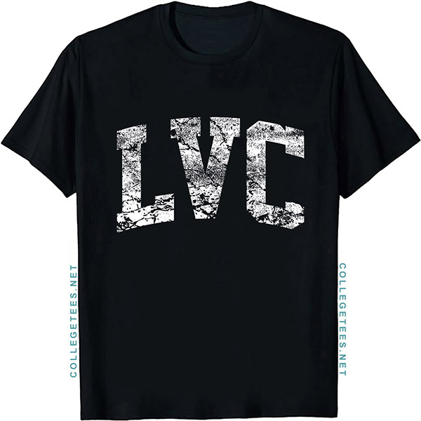 LVC Arch Vintage Retro College Athletic Sports T-Shirt