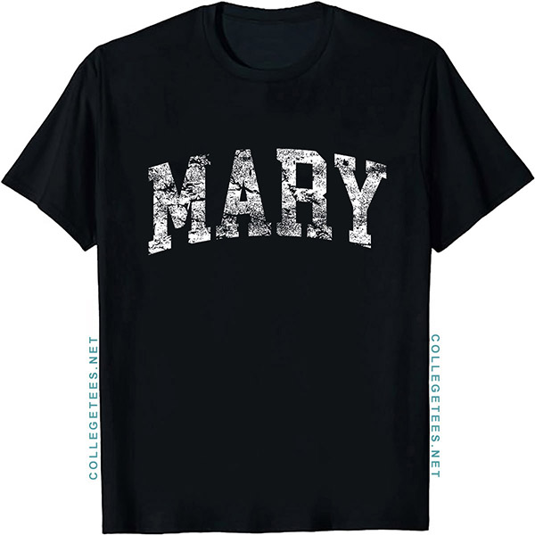 Mary Arch Vintage Retro College Athletic Sports T-Shirt