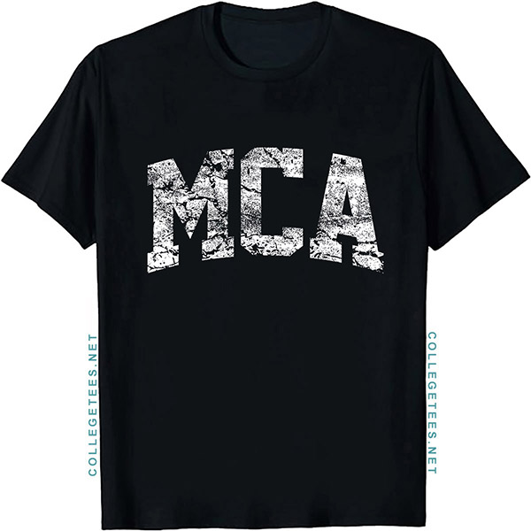 MCA Arch Vintage Retro College Athletic Sports T-Shirt