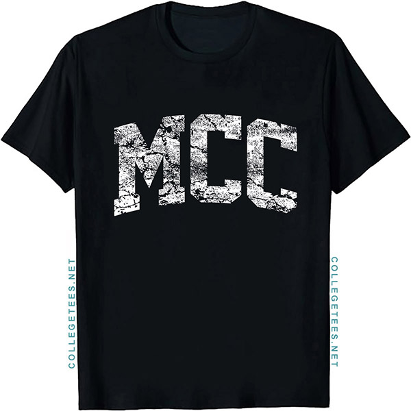 MCC Arch Vintage Retro College Athletic Sports T-Shirt