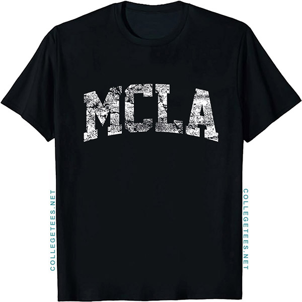 MCLA Arch Vintage Retro College Athletic Sports T-Shirt