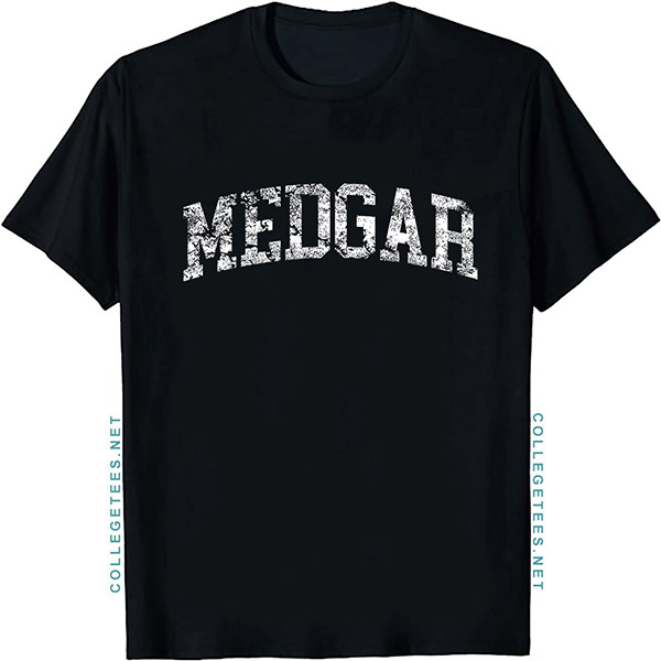 Medgar Arch Vintage Retro College Athletic Sports T-Shirt