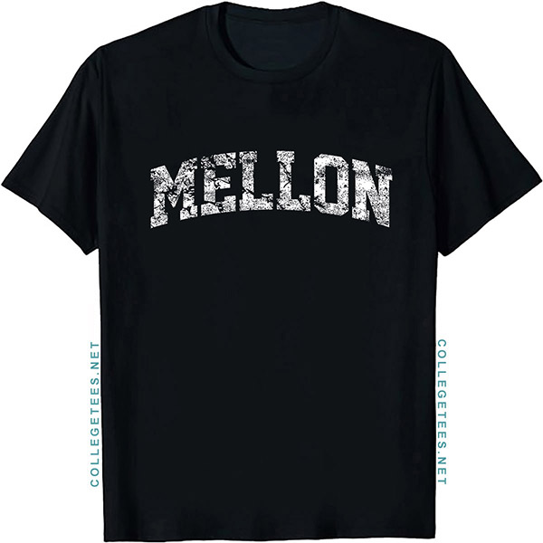 Mellon Arch Vintage Retro College Athletic Sports T-Shirt