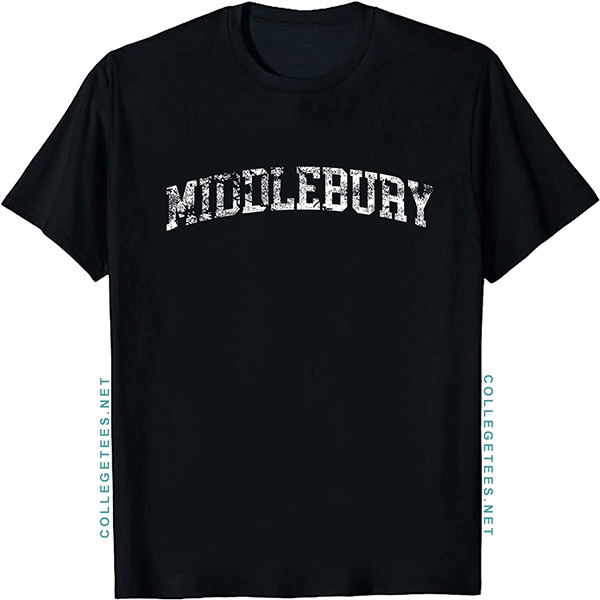 Middlebury Arch Vintage Retro College Athletic Sports T-Shirt