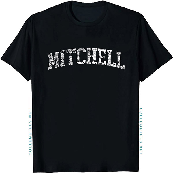 Mitchell Arch Vintage Retro College Athletic Sports T-Shirt